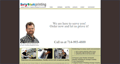 Desktop Screenshot of brytonprinting.com